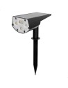 Projecteur solaire LED 5-10 lumens installation 2 en 1