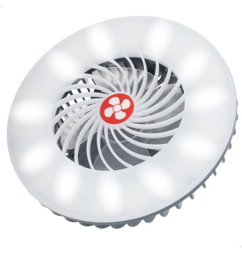 Lampe LED rechargeable avec ventilateur et chargeur USB