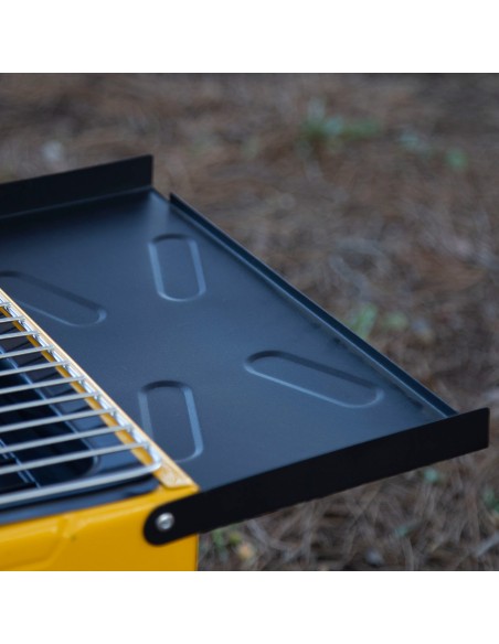 Barbecue portable au charbon de bois avec plateaux 89x33x33 cm
