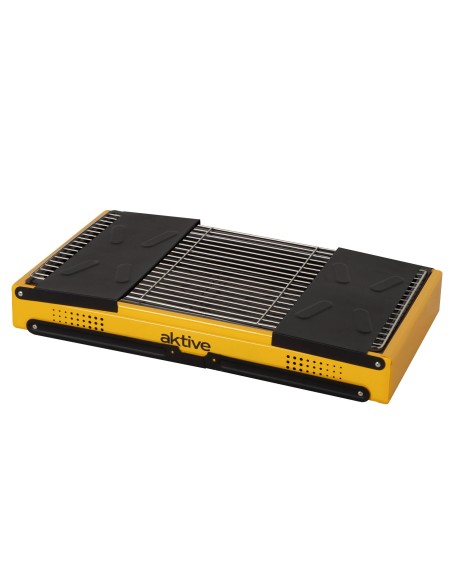 Barbecue portable au charbon de bois avec plateaux 89x33x33 cm