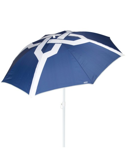 Parapluie de plage 8 cannes 200 cm noeud marin