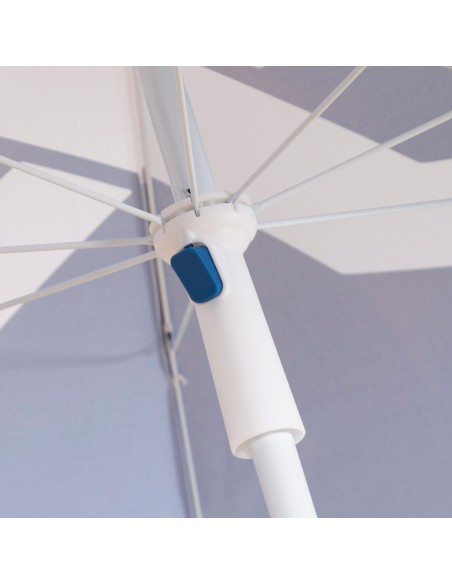 Parapluie de plage 8 cannes 200 cm noeud marin