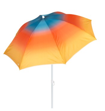 Parapluie de plage 8 tiges 180 cm multicolore