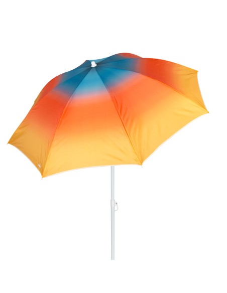 Parapluie de plage 8 tiges 180 cm multicolore
