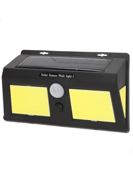 Applique solaire LED 500 lumens avec détecteur de mouvement et 3 modes d'éclairage