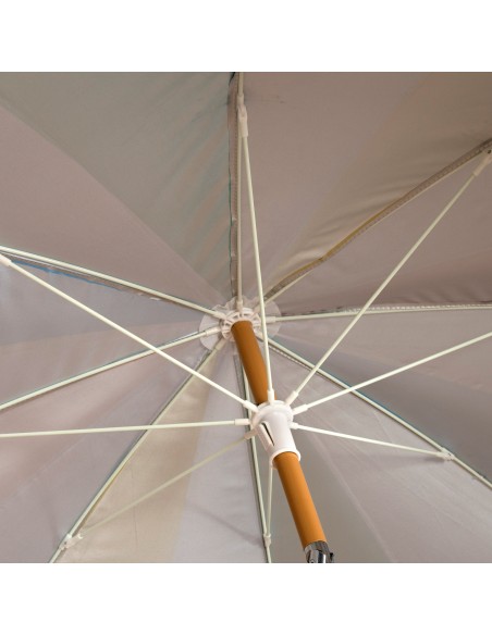 Parasol de plage 8 baleines, 200 cm, arc-en-ciel