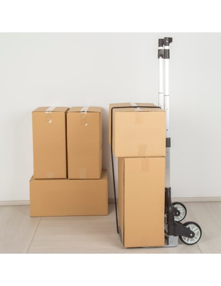 Chariot multifonction extensible 40x40x63/100 cm