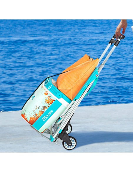 Chariot multifonction extensible 40x40x63/100 cm