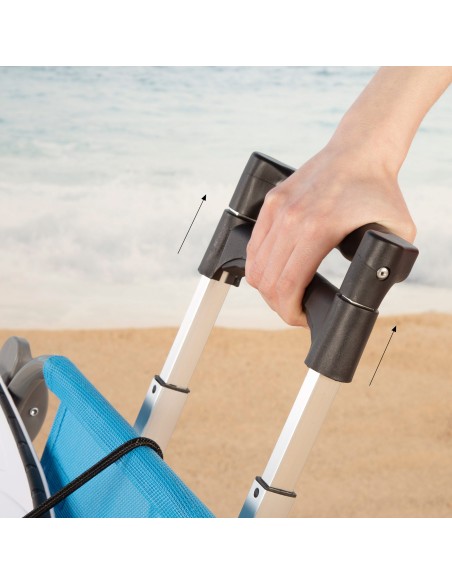 Chariot multifonction extensible 40x40x63/100 cm