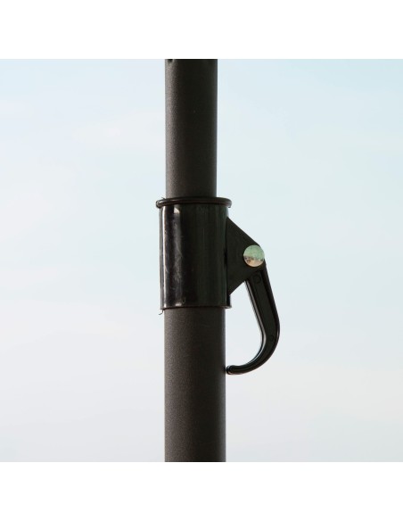 Parapluie de plage 8 tiges 180 cm feuilles avec franges
