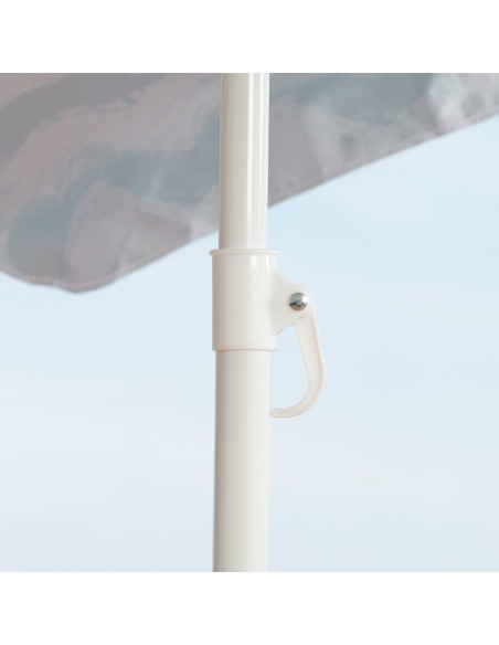 Parapluie de plage 8 cannes 200 cm vagues
