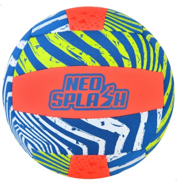 Ballon de beach-volley en néoprène multicolore 22 cm...