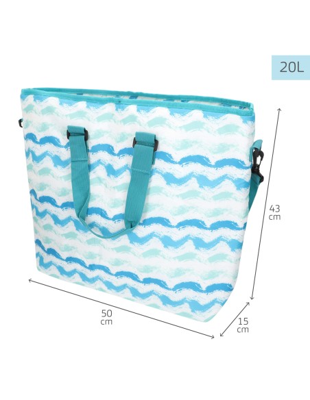 Sac isotherme de 20 litres avec double poignée et bandoulière, Maldives