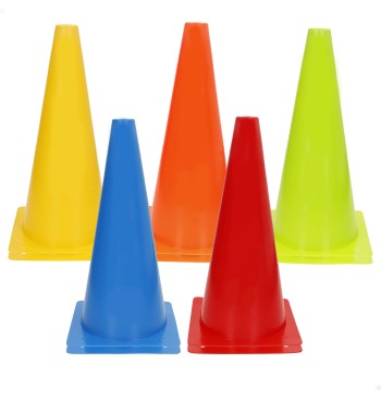 Jeu de 10 cônes d'entraînement multicolores 32 cm...
