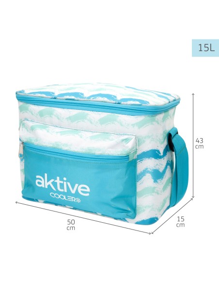 Sac isotherme souple de 15 litres avec poignée et poche, Maldives