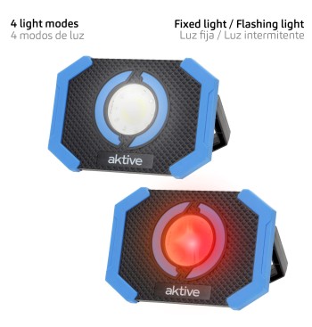 Projecteur LED portable polyvalent avec 2 couleurs et 4... 2