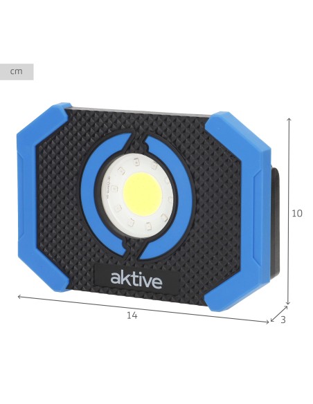 Projecteur LED portable polyvalent avec 2 couleurs et 4 modes d'éclairage