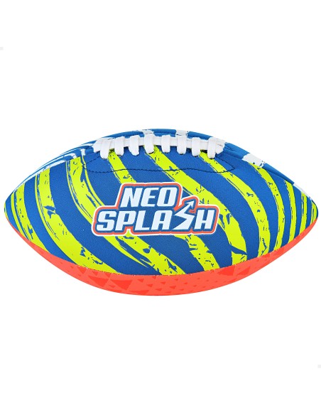 Ballon de rugby de plage en néoprène multicolore, antidérapant et imperméable 26 cm