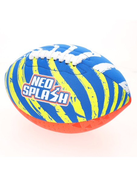 Ballon de rugby de plage en néoprène multicolore, antidérapant et imperméable 26 cm