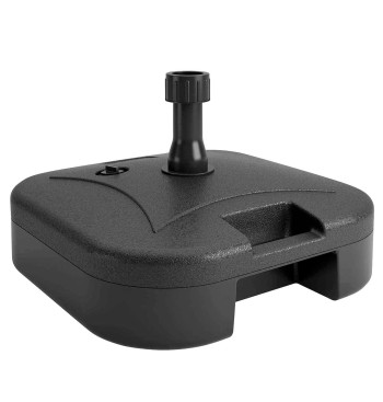 Porte-parasol en plastique rechargeable 19 kg