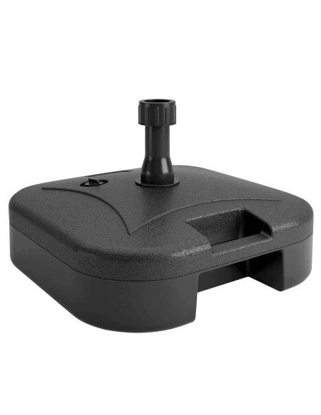 Porte-parasol en plastique rechargeable 19 kg