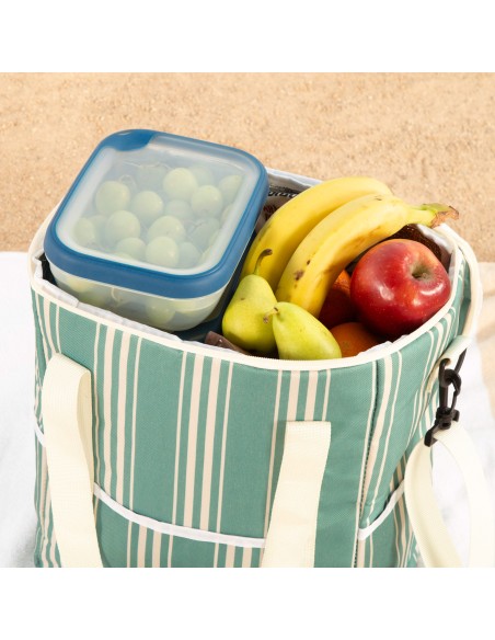 Sac thermique avec 3 poches et longues poignées capacité 14L