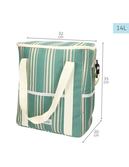 Sac thermique avec 3 poches et longues poignées capacité 14L