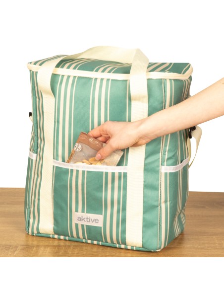 Sac thermique avec 3 poches et longues poignées capacité 14L