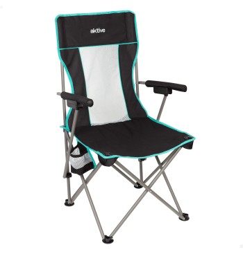 Chaise de camping pliante de luxe avec dossier en filet