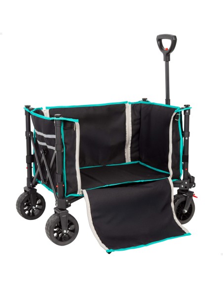 Chariot de plage pliable avec roues tout-terrain