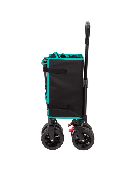 Chariot de plage pliable avec roues tout-terrain