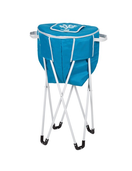 Glacière portable pliable avec support pour le camping