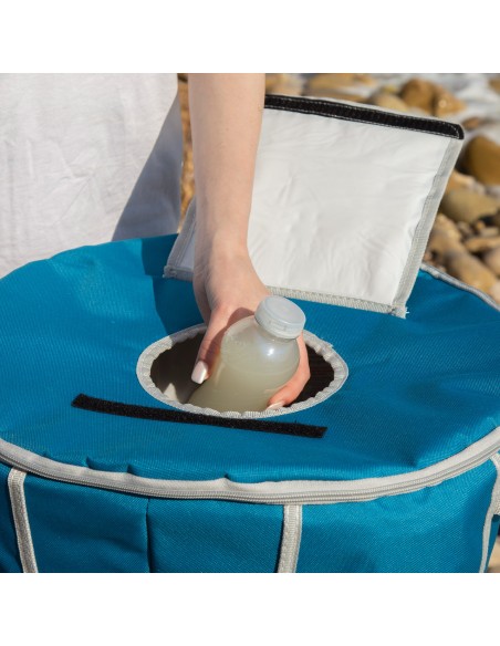 Glacière portable pliable avec support pour le camping