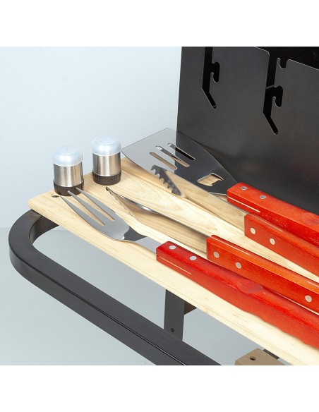 Set tablier avec 6 accessoires barbecue