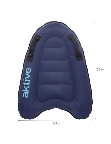 Bodyboard gonflable 94 cm bleu avec poignées