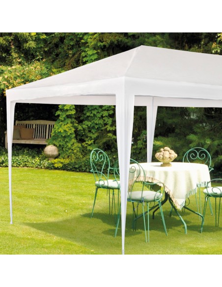 Tonnelle de jardin extra-large amovible 600x300x255 cm blanc
