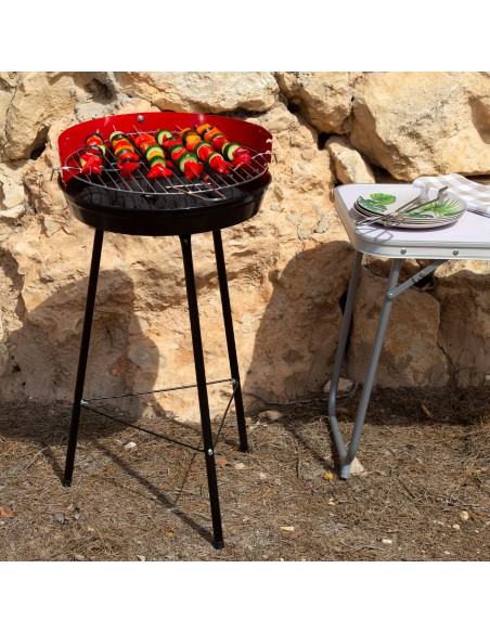 Barbecue rond au charbon de bois de Aktive