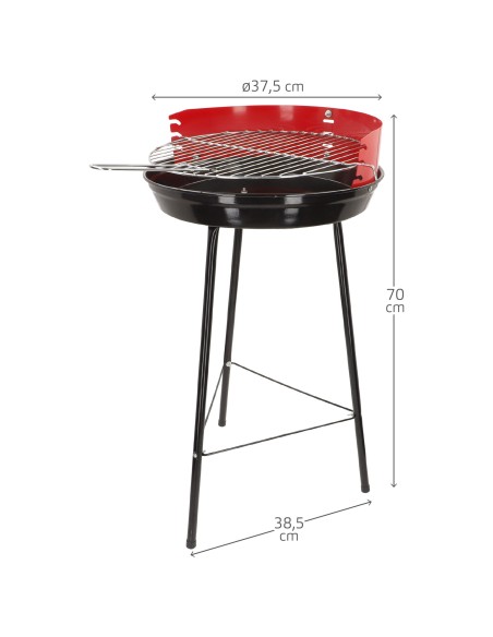 Barbecue rond au charbon de bois de Aktive