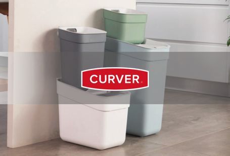 Bannière de menu Curver, marque invitée