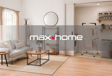 Bannière de menu Maxhome, marque invitée